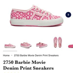 Superga 2750 Barbie Movie Denim Print Sneakers